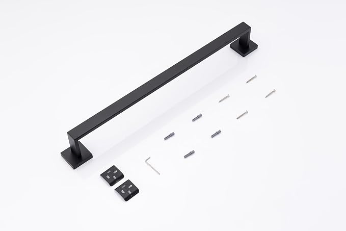 10 Pack Matte Black Bathroom Hardware Set - Image 3