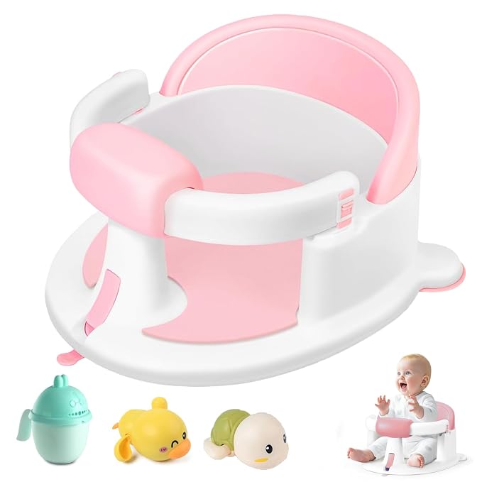 Baby Bath Seat for Babies 6 Months & up, Non-Slip Toddler Bath Seats for Babies by Unknown