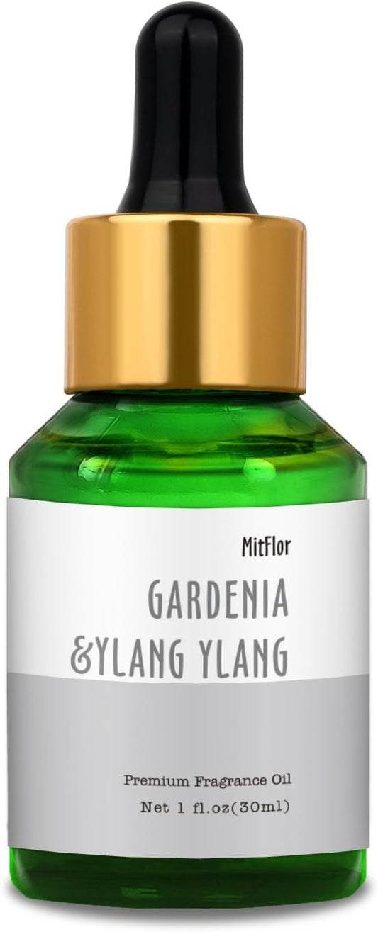 Gardenia &Ylang Ylang Fragrance Oil, MitFlor 30ml Premium Diffuser Oil Scents by MitFlor