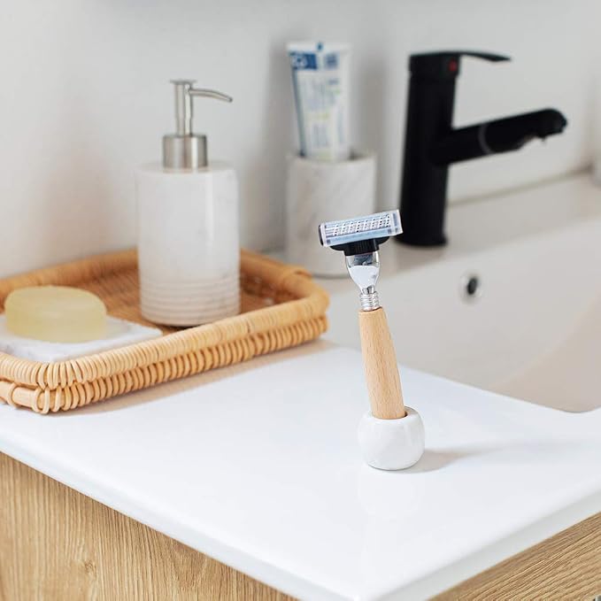 Marble Mini Toothbrush Holder Stand - Image 5