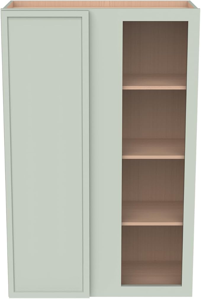 Solid Hardwood Wall Blind Corner Cabinets, Adjustable Shelves, Soft-Close Doors - Image 5