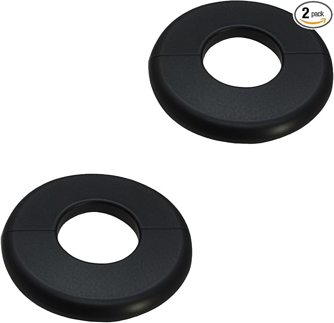 Wall Split Flange 2 Pieces, Pipe Cover Decoration Fit 1.1 inch Outer Diameter by Unknown