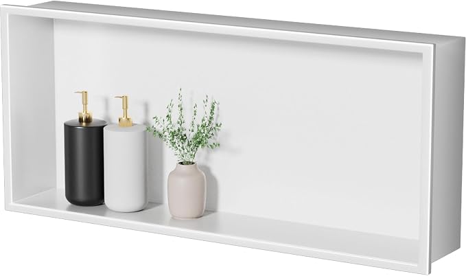 No Tile Needed Shower Niche by HelloaySenCornerProtection