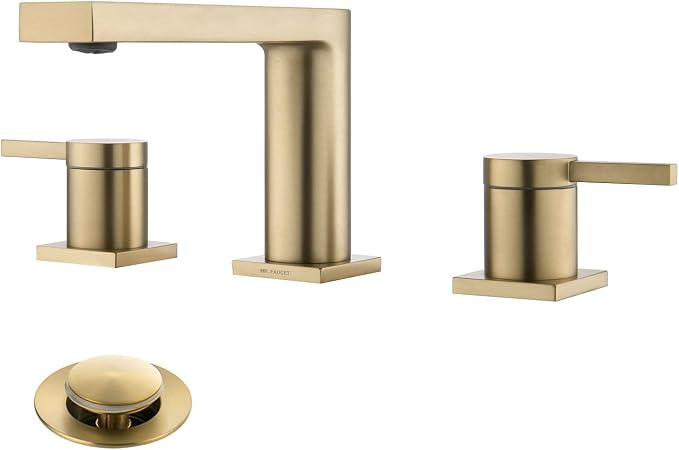 Luxury Brass Modern Widespread Bathroom Sink Faucets by MRFAUCET