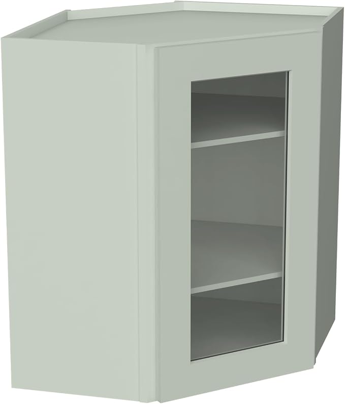 Glass Cabinet Style Corner Cabinet - Image 7