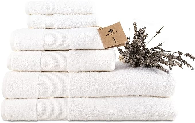 Hencely 6-Piece Bath Towel Set by HENCELY