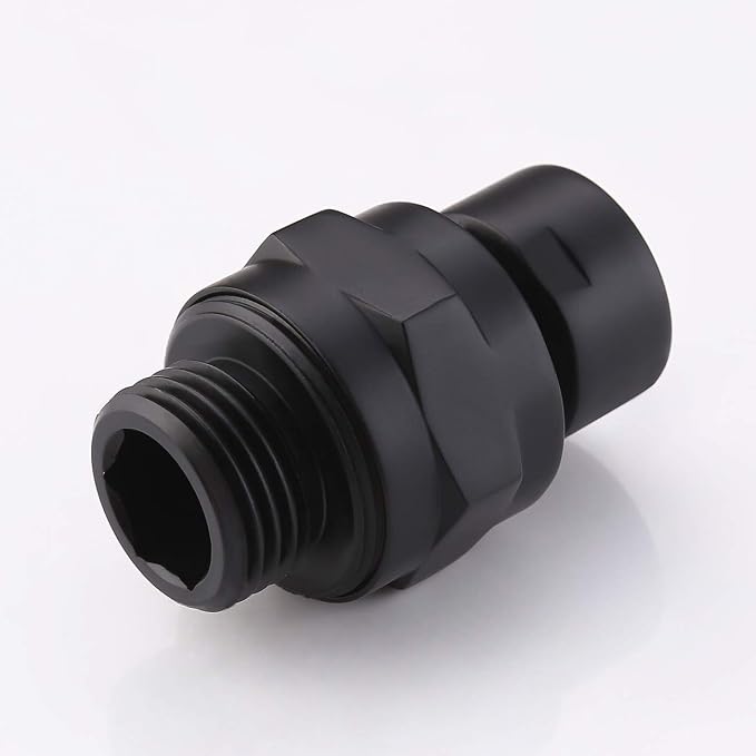 KES Shower Head Swivel Ball Joint Shower Connector Adapter Brass Adjustable - Image 8
