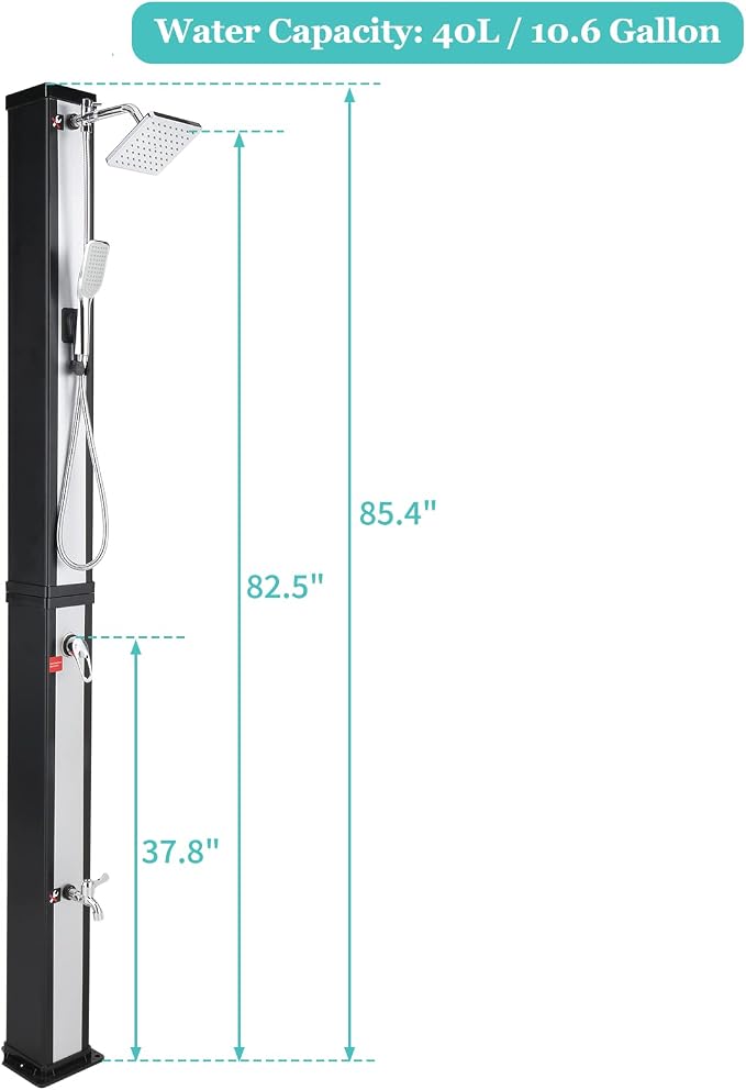 VINGLI Solar Heated Shower - Image 5