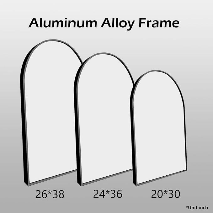 HARRITPURE Wall Mounted Mirror Arch Mirror - Image 5