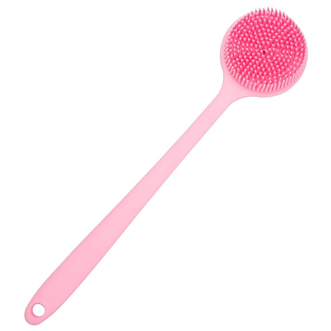 DNC Silicone Back Scrubber for Shower, Soft Bath Body Brush by LetsLiveBetter