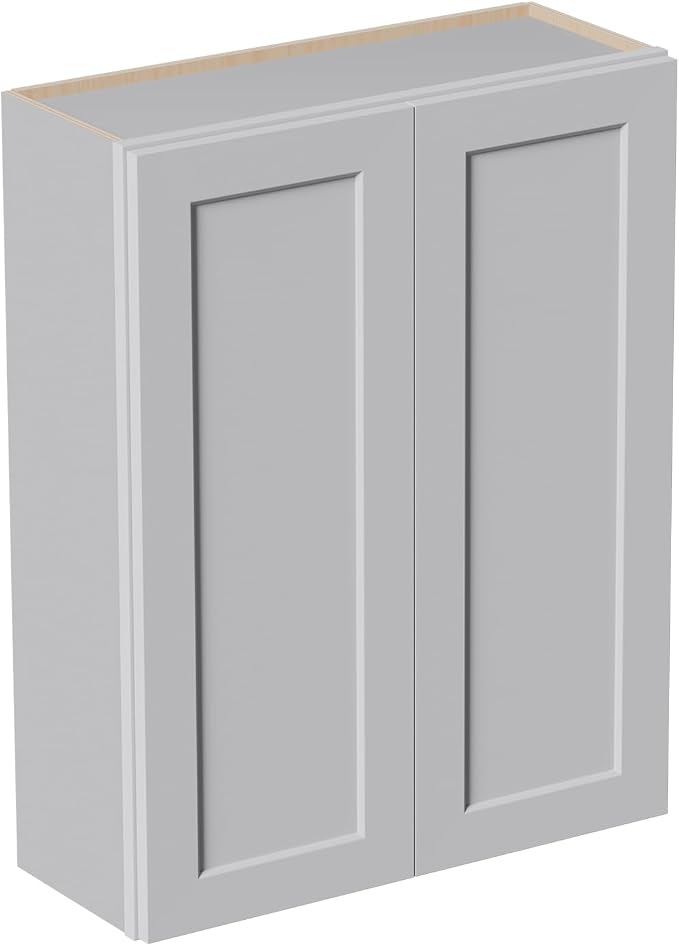 33 Inch Laundry Room Cabinets Wall Mounted, Solid Wood Over The Toilet Storage by Mkosoll