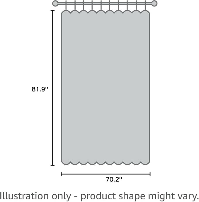 UFRIDAY Clear Extra Long Shower Curtain Liner 72 x 84 inches, Heavy Duty - Image 7