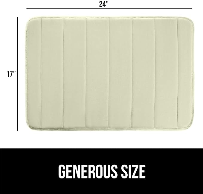 GORILLA GRIP Memory Foam Bath Mat, Soft Absorbent US Designed Bathroom Rug - Image 2