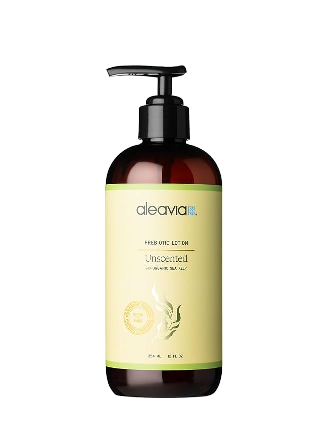 Aleavia Unscented Prebiotic Body Lotion – Fragrance-Free, All-Natural by Aleavia