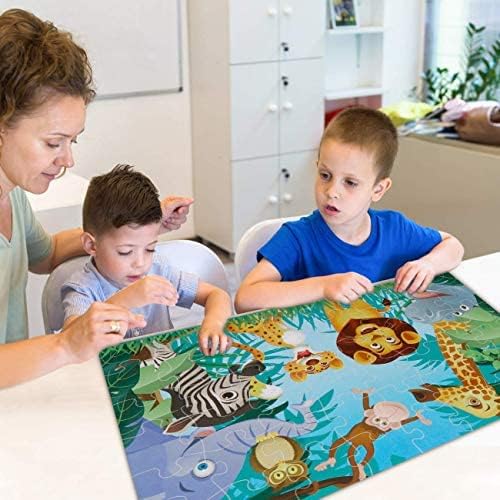Jumbo Floor Puzzle for Kids Animal Jigsaw Large Puzzles 48 Piece Ages 3-6 for - Image 6