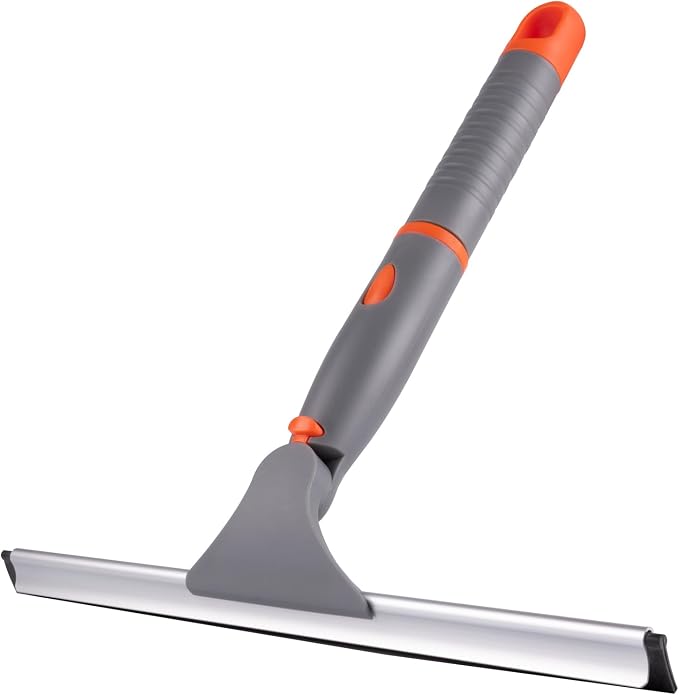 ITTAHO Swivel Shower Squeegee for Glass Doors, All-Purpose Anti-Slip Window - Image 8