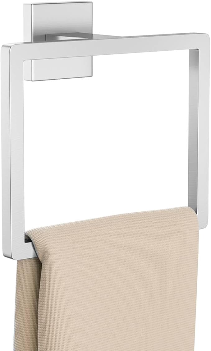Brushed Nickel Towel Ring Towel Holder by Kiakuoow