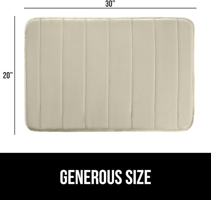GORILLA GRIP Memory Foam Bath Mat, Soft Absorbent US Designed Bathroom Rug - Image 2