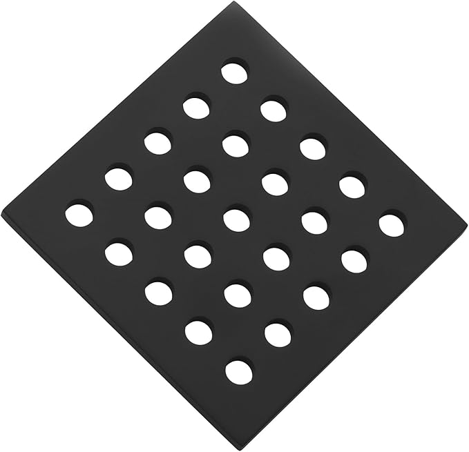 3.75 Inch Square Shower Drain Cover 95MM Floor Drain Grate by Holge