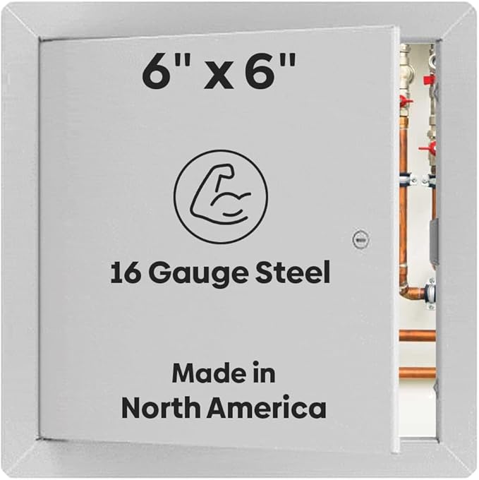 Best 6" x 6" Universal Access Panel – Flush Steel Door by BestAccessDoors