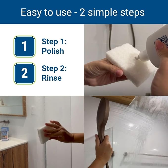 EnduroShield Shower Door Glass Polish – Water Spot Remover & Hard Water Stain - Image 5