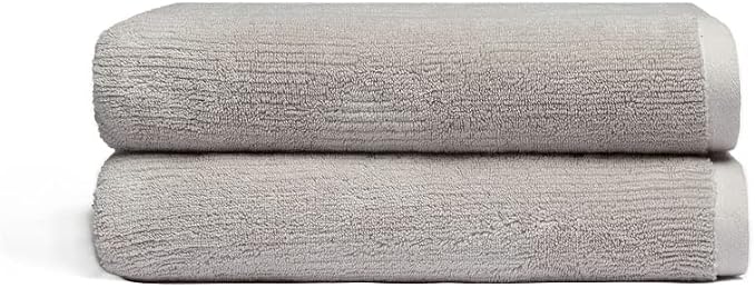 Cozy Earth Ribbed Bath Towel Set by CozyEarth