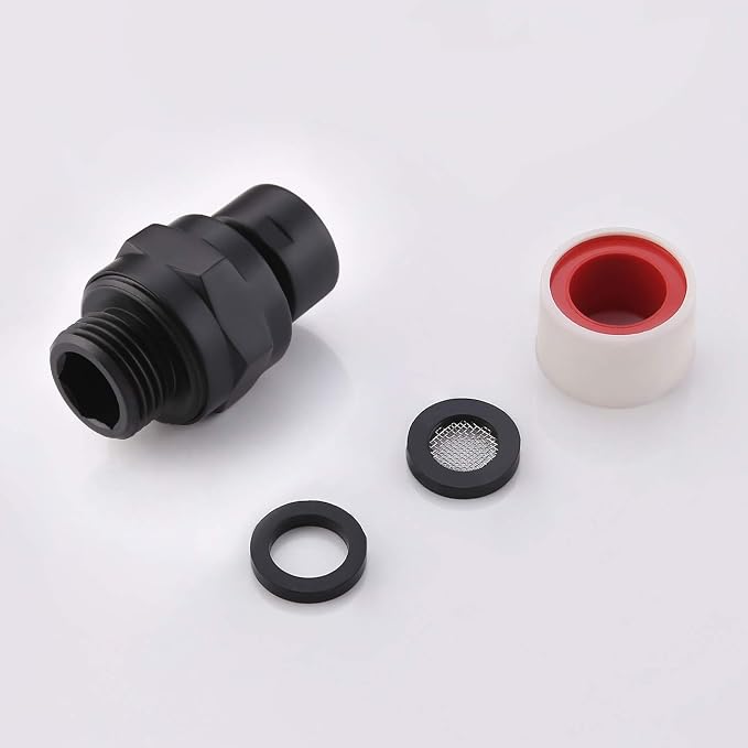 KES Shower Head Swivel Ball Joint Shower Connector Adapter Brass Adjustable - Image 9