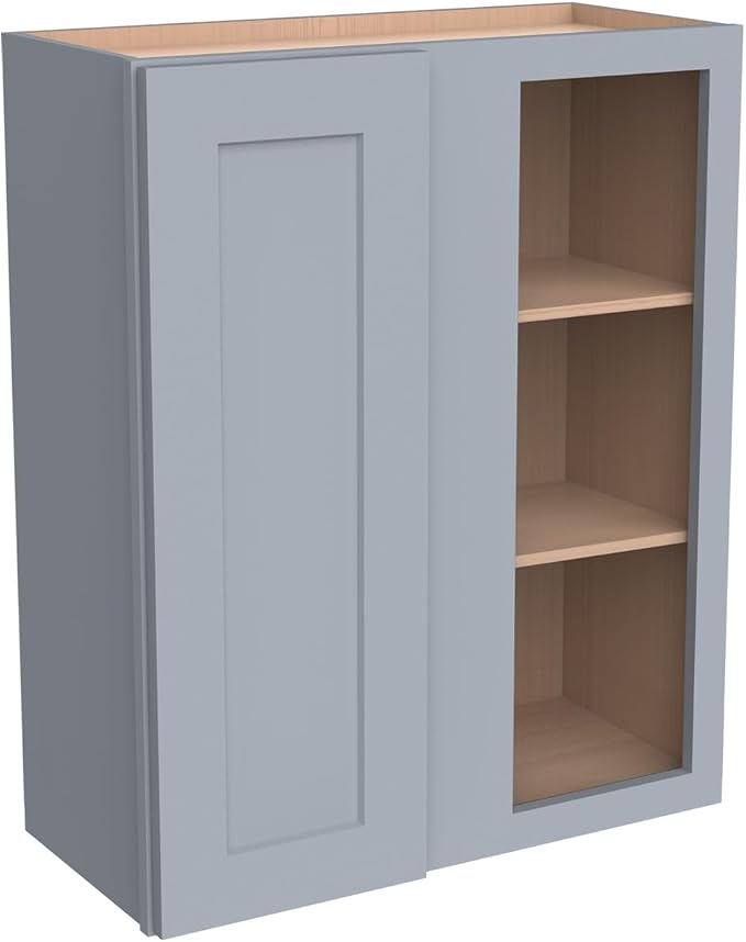 Solid Hardwood Wall Blind Corner Cabinets, Adjustable Shelves, Soft-Close Doors - Image 7