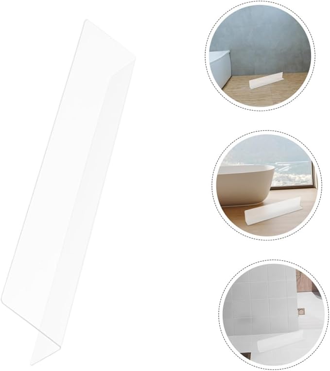 2pcs Clear Bathtub Splash Guard Splash Protector Water Guard - Image 9