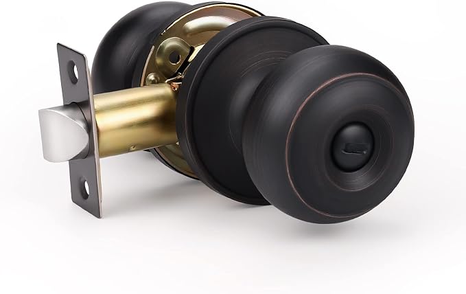 KNOBWELL Privacy Door Knobs Handles, Bed and Bath Door Knob by KNOBWELL