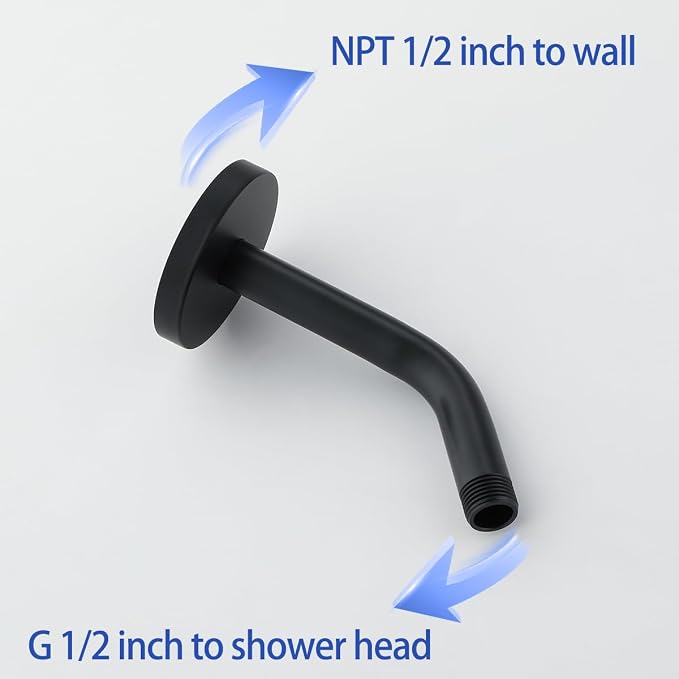 Wall Mounted Shower Arm Extension Head Holder Stainless Steel - Image 4