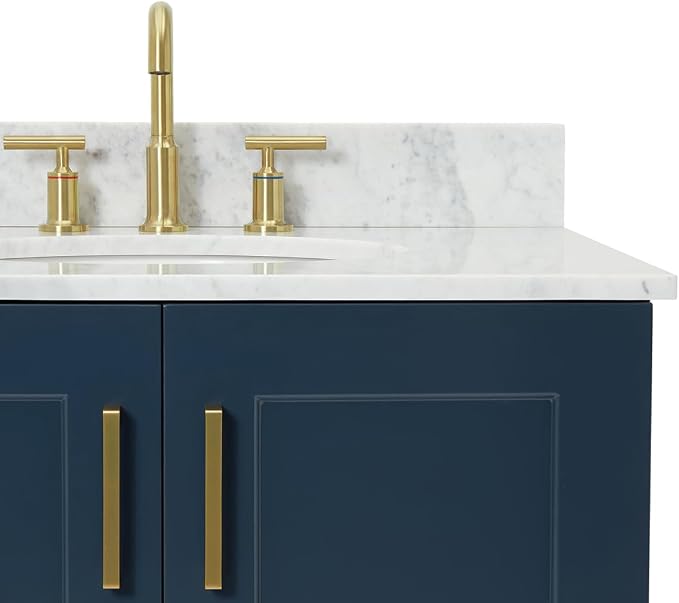 ARIEL Taylor 43 Inch Blue Bathroom Vanity - Image 8