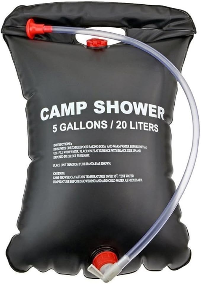 Solar Camp Shower Bag Solar Heated Outdoor Shower Bag Portable Bathing by Unknown