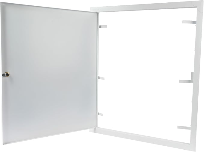 20" x 24" Lockable White Metal Access Panel. Service Shaft Door Panel - Image 6