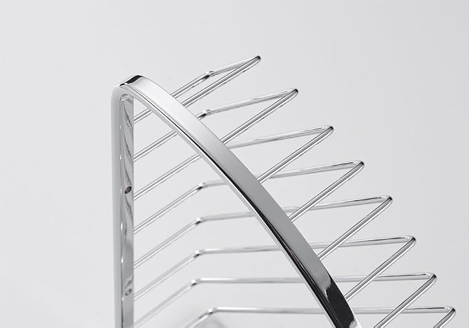 Corner Shower Caddy, Chrome Corner Shower Basket, Wall Mounted Bathroom Soap - Image 4