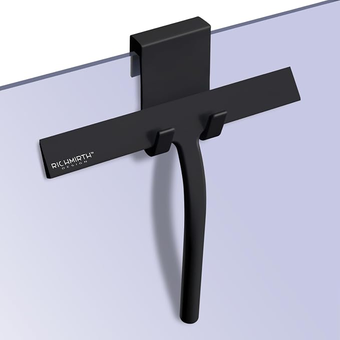 RICHMIRTH Silicone Rubber Blade Shower Squeegee 9" in Width Window & Car by RICHMIRTH