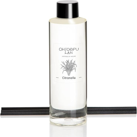 Chloefu LAN Citronella Essential Oil Diffuser Refill 6.76 fl oz Natural Oil by ChloefuLANScentedCandles