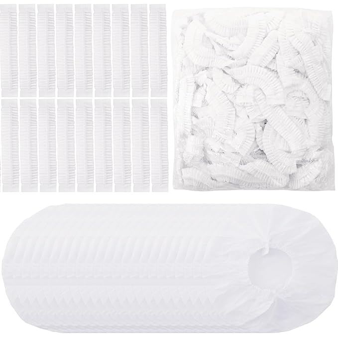 100 Pcs Disposable Shower Caps, Waterproof Bath Caps, Biodegradable disposable by MEIYOUJU+AM