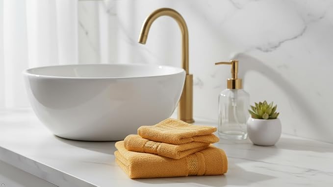 Melissa Linen, Fingertip Towels 4 Pack, 100% Turkish Cotton, Small Hand Towels - Image 3