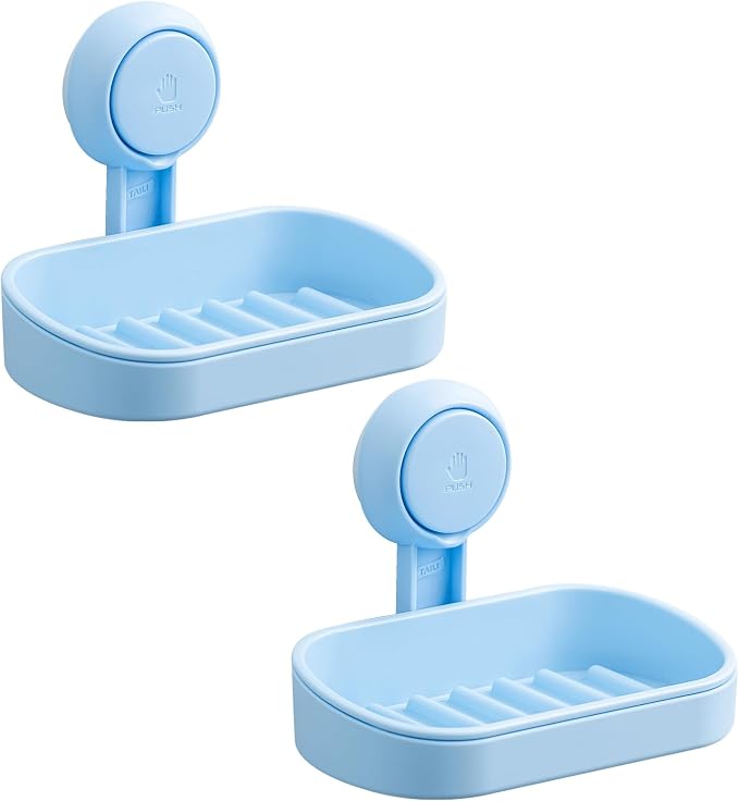 TAILI Soap Dish Bar Holder Suction Cup, SoapSaver by TAILI