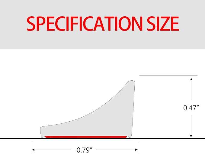 Silicone Shower Threshold Water Dam, Kitchen Sink Splash Guard, Shower Barrier - Image 2
