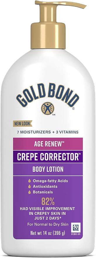 Gold Bond Age Renew Crepe Corrector Body & Face Lotion, Replenishing & by GoldBond