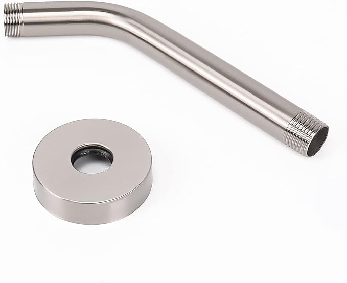 HarJue Shower Arm with Flange and Teflon Tape, Wall Mounted Shower Pipe 304 - Image 7