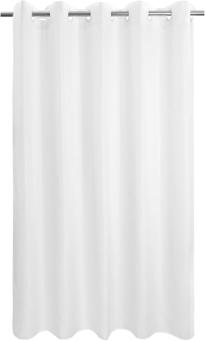 River Dream No Hook Long Shower Curtain or Liner Soft Microfiber by RiverDream