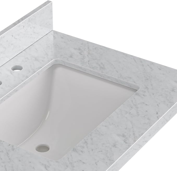 ARIEL Hepburn 73 Inch Double Rectangle Sink Bathroom Vanity - Image 14