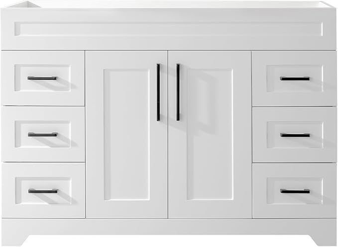48" Bathroom Vanity Without Sink, Bathroom Storage Cabinet by Tonyrena
