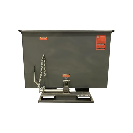 Heavy Duty Self-Dumping Hopper, 2 cu yd Tall, 6000 lb Capacity, - Image 5