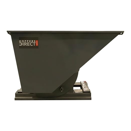 Heavy Duty Self-Dumping Hopper, 2 cu yd Tall, 6000 lb Capacity, - Image 2