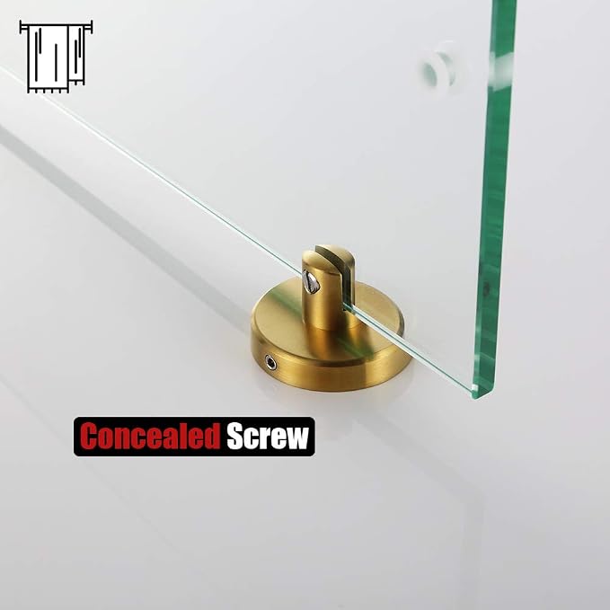 JQK Bathroom Glass Shelf, Shelf - Image 9