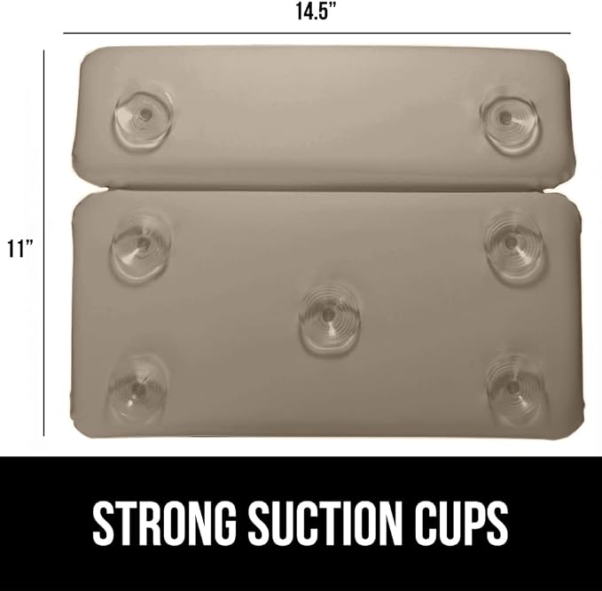 GORILLA GRIP Bath Pillow for Tub, Improved Suction Cups, Luxury Bathtub Pillows - Image 4